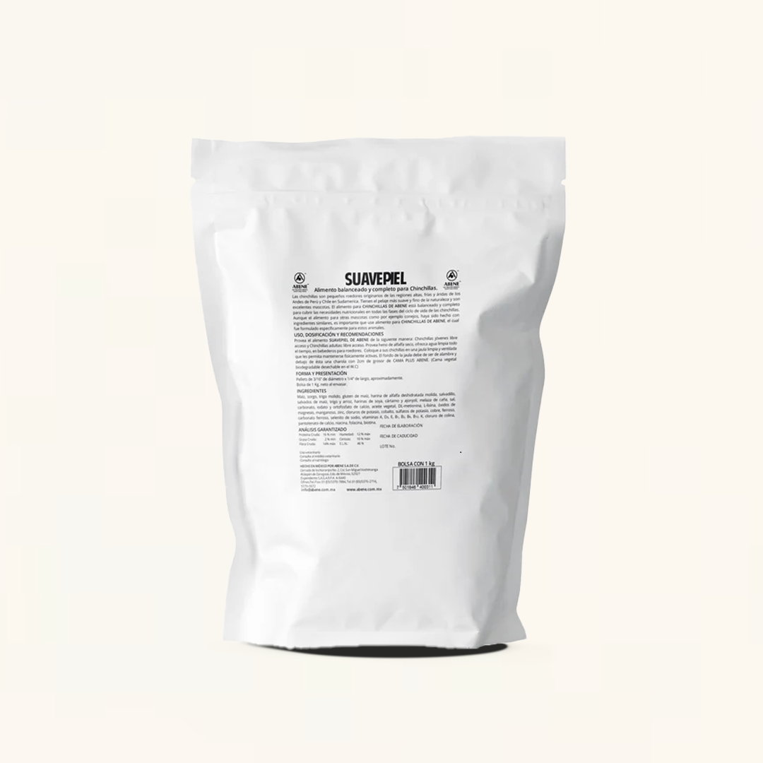 SUAVEPIEL (Alimento para chichillas)
