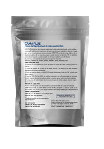 Cama Plus (cama biodegradable, desechable en el W.C. sin obstruirlo)