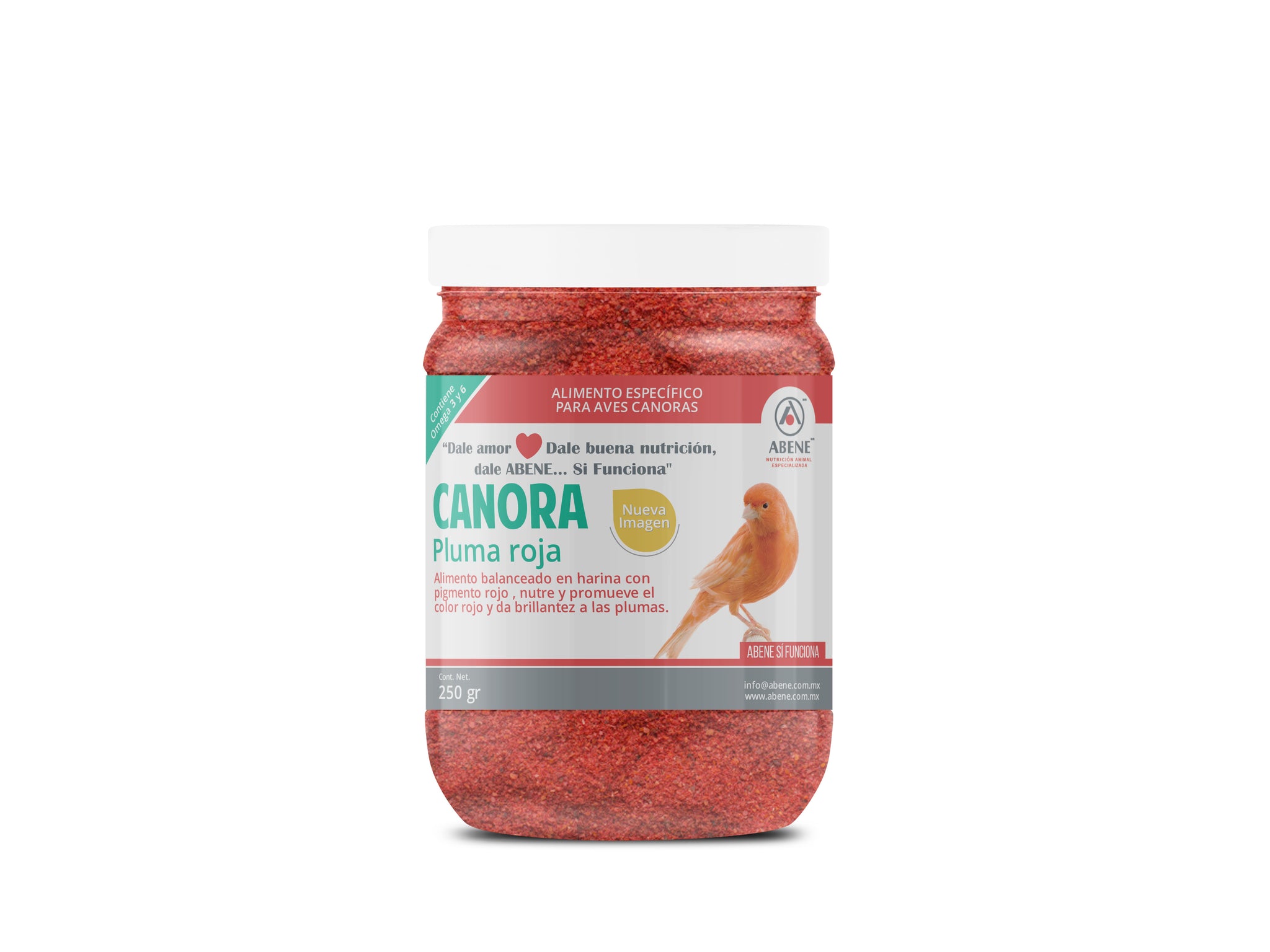 Canora Pluma Roja (alimento pigmentante rojo para plumas de aves canoras)