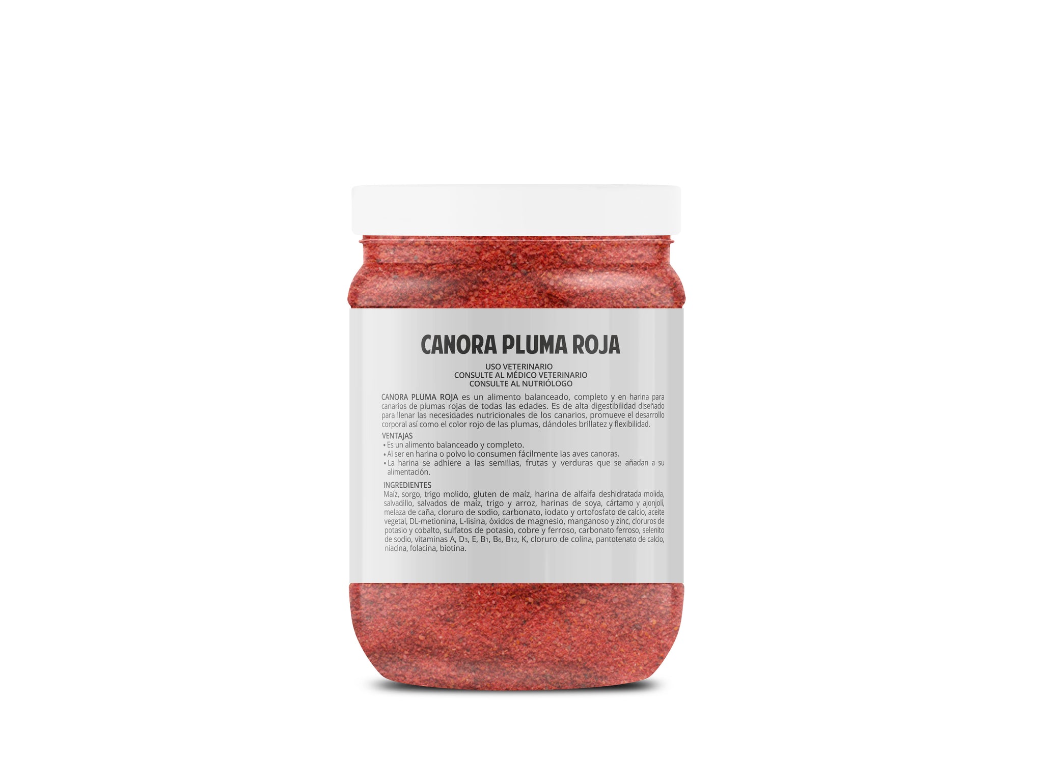 Canora Pluma Roja (alimento pigmentante rojo para plumas de aves canoras)
