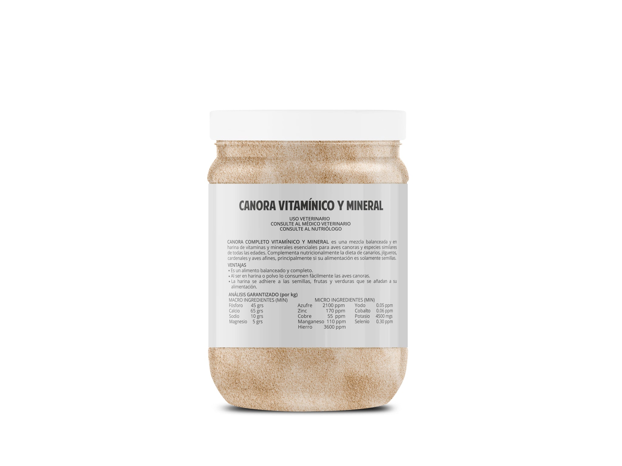 Canora Vitaminas y Minerales (complemento vitamínico y mineral aves canoras)