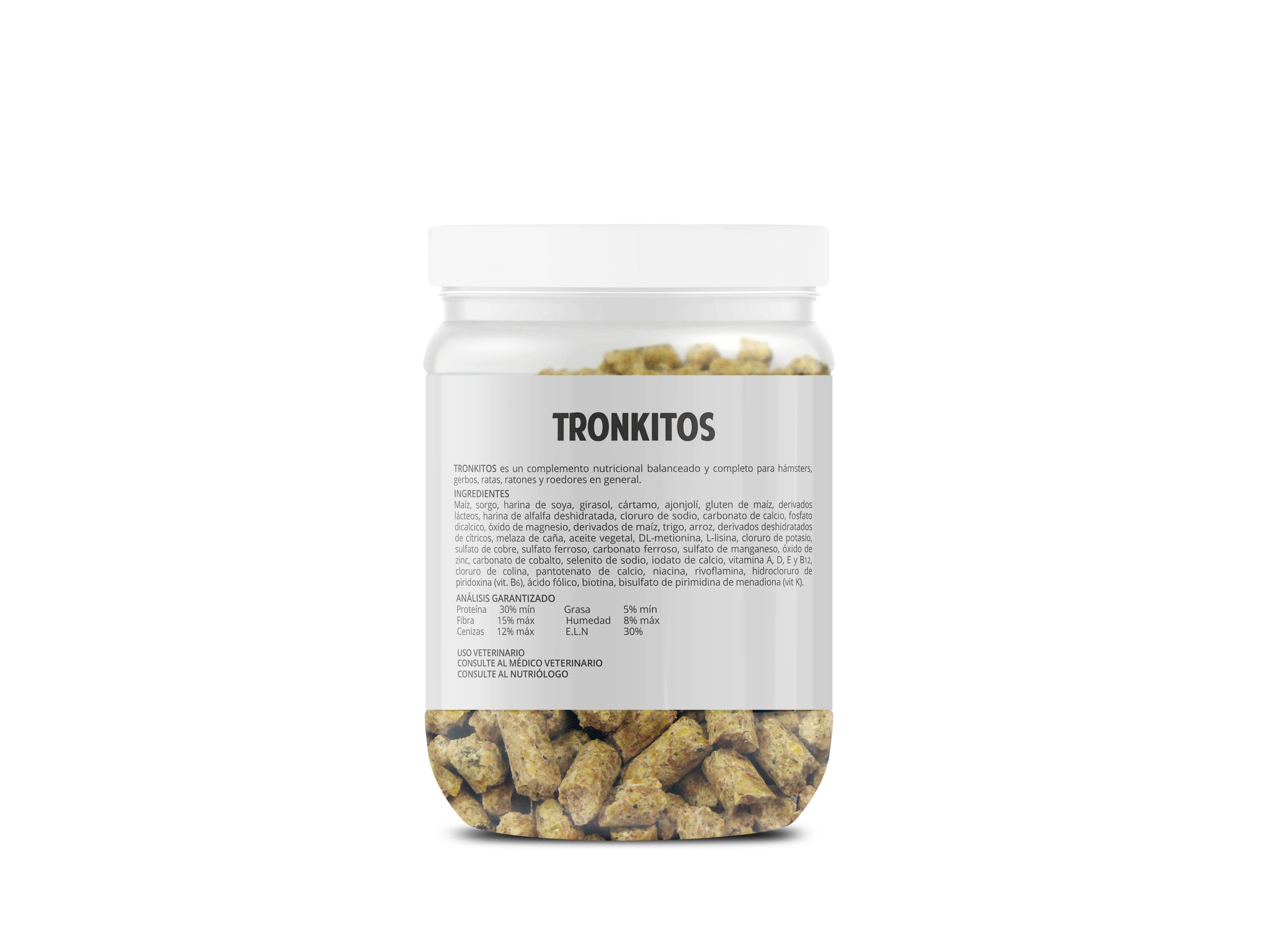 Tronkitos  (premio y complemento nutricional para roedores en general)