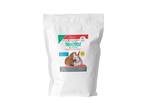 Trocitoz de Alfalfa (premio y complemento nutricional alto contenido de alfalfa para roedores en general)